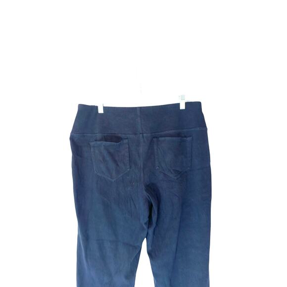 J. Jill Wearever Collection Black Pull‎ On Stretch Straight Leg Pants Large - Picture 6 of 10